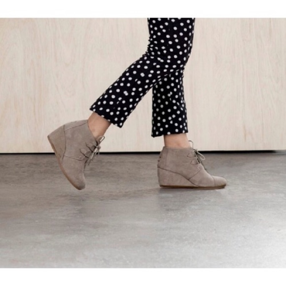 TOMS Desert Taupe Booties